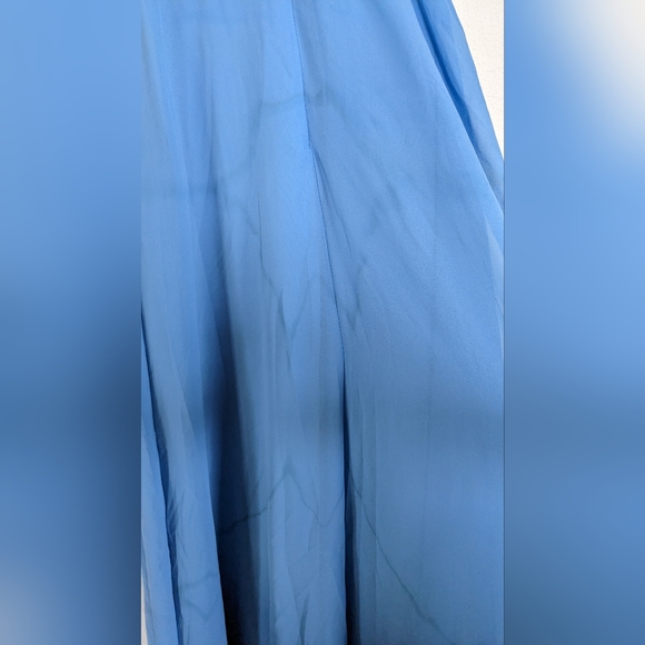 AW Carmel Bridesmaid Prom Formal Special Occasion Wedding Guest Dress, 0, Blue - Picture 6 of 8